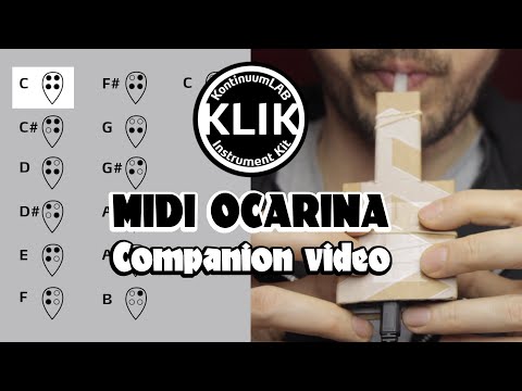 Calibrating and playing the KLIK MIDI Ocarina