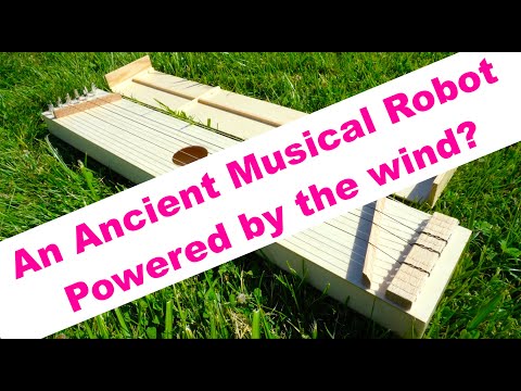 How to build an Aeolian Harp with almost no tools
