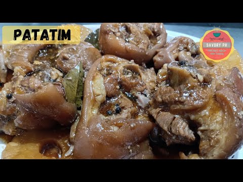  Savory Patatim With Pineapple Recipe/Savory Pork Knuckle Recipe