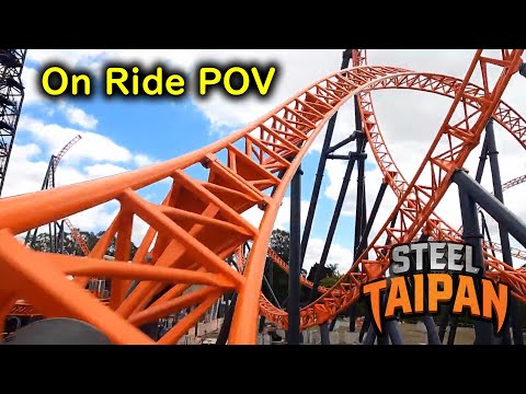 Steel Taipan On Ride POV! New Roller Coaster at Dreamworld Gold Coast