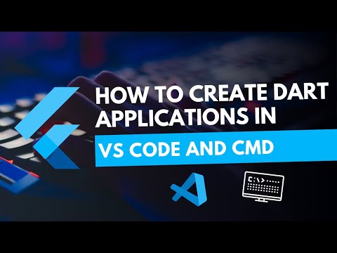 How to create dart applications in vs code and cmd