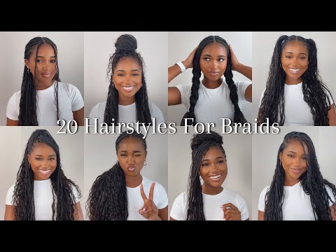 20 Ways to Style Bohemian Knotless Braids (Protective Hairstyle)