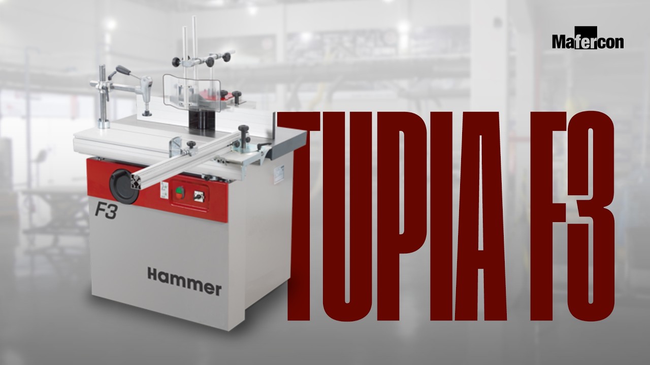 Vídeo do produto Tupia de Bancada Hammer F3