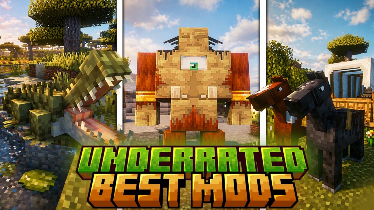 TOP 10+ HIDDEN GEM Minecraft Mods That Are Actually INSANE! [+1.20.1, +1.21.1 | Forge / Fabric]