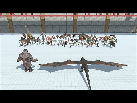 GORO WITH DRAGON VS EVERY FACTION - Animal Revolt Battle Simulator