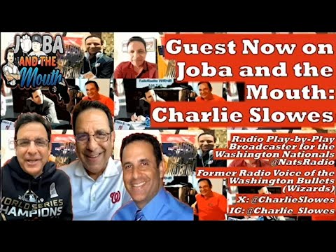 NATIONALS broadcaster CHARLIE SLOWES joins us to talk BASEBALL!