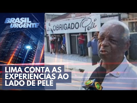 Ex-jogador do Santos Lima fala das histórias ao lado de Pelé