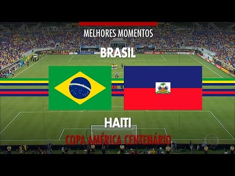 Melhores Momentos - Brasil 7 x 1 Haiti - Copa América Centenário - 08/06/2016