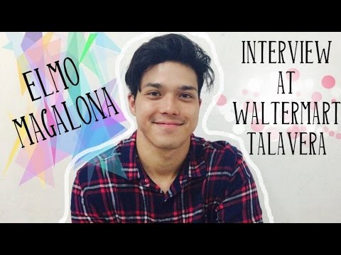 Elmo Magalona - Interview at WalterMart Talavera (04/01/17)