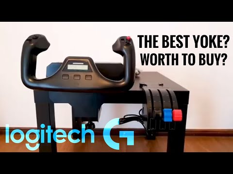 Unboxing Logitech G PRO Flight Yoke System, Professional Simulation Yoke and Throttle Quadrant 2022