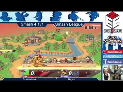 Iowa Smash Tournament Weekly #1 Singles: Dysfunktional (Kirby) vs. Nygma (Rosalina/Bowser) - LB