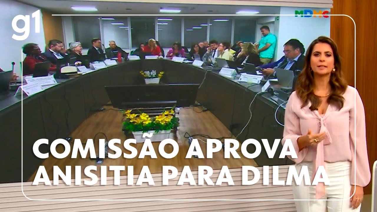 Comissão aprova anistia para ex-presidente Dilma Rousseff e indenização de R$ 100 mil | GLOBONEWS