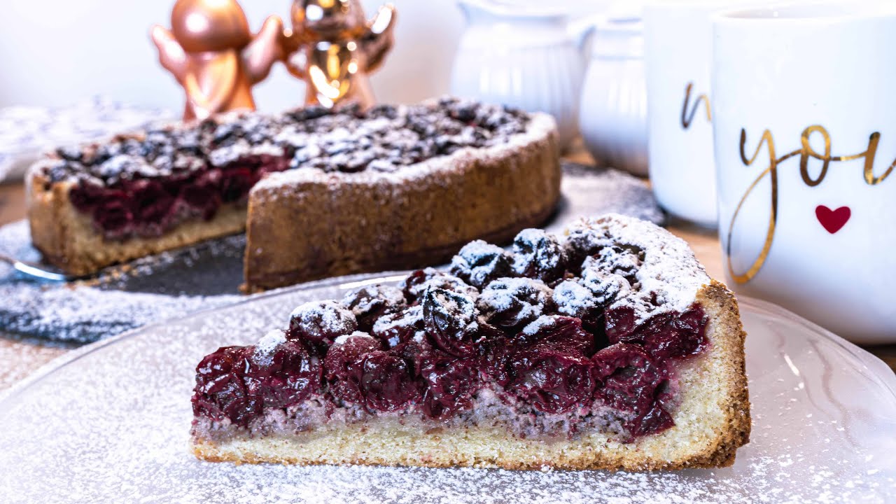 Apfel-Kirsch-Blechkuchen nach Oma Bärbel - Einfache Rezepte Apfel-Kirsch-Blechkuchen nach Oma Bärbel - Einfache Rezepte