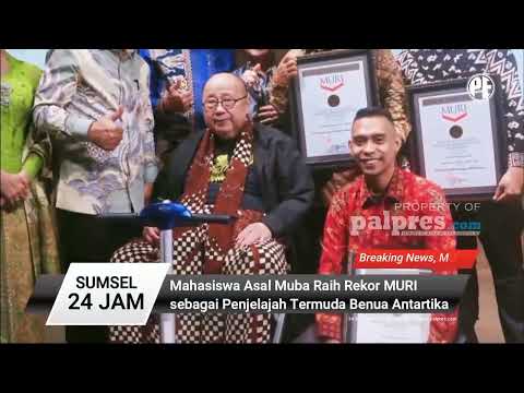 Mahasiswa Asal Muba Raih Rekor MURI Penjelajah Termuda 