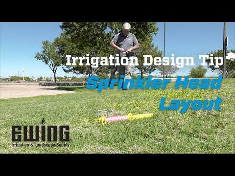 Irrigation Design Tip - Sprinkler Head Layout