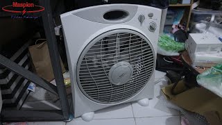 12" Maspion Rotating Louver Box Fan | 2016 | 2025 Update