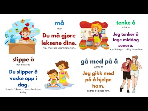 40 Essential Norwegian Modal Verbs for Beginners