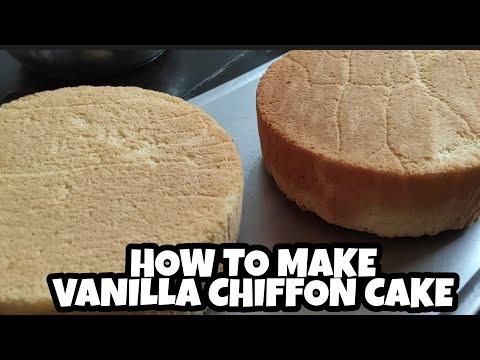 How to make Vanilla Chiffon Cake | By Jane Sanes