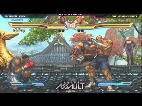 Dr. Sub Zero vs SuperYan - Cross Assault - Day 1 Team Challenge Match - Street Fighter X Tekken