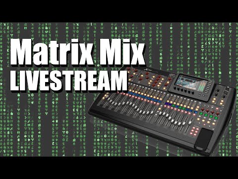 Live Stream through a Matrix  |  Full Scene Setup