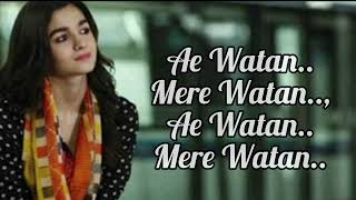 Download lagu Ae Watan | Lyrics | Raazi | Alia Bhatt | Sunidhi Chauhan | Shankar Ehsaan Loy | Gulzar mp3
