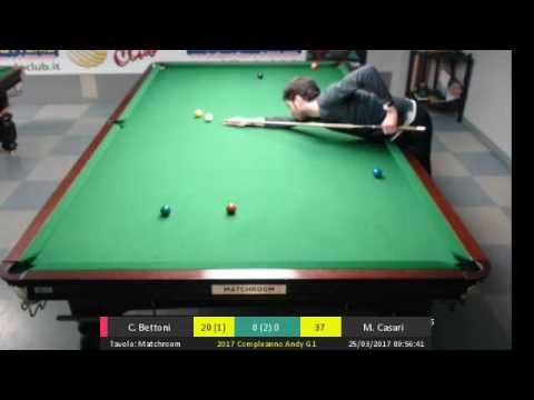 Torneo Compleanno Andy G1 - Bettoni vs Casari - 2017/03