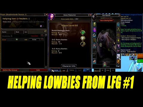 BuaLock Destruction Warlock Helping Lowbies from LFG  - 180 ilvl Resto Druid #1 - Chaos Bolt Leggo