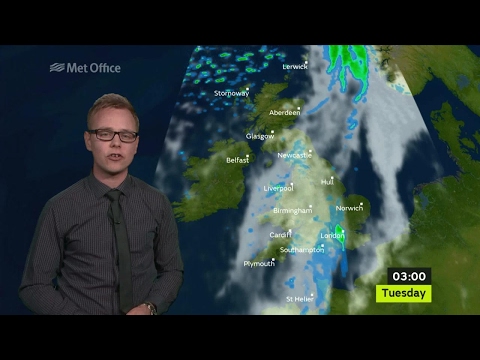 Monday afternoon forecast  03/04/2017