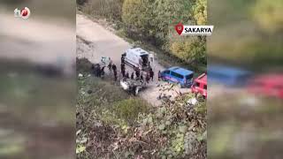 Otomobil, Uçuruma Devrildi 1 Ölü, 3 Yaralı