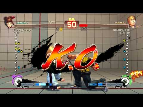 Super Street Fighter 4 Endless Battle: Gamer_Stranger(Juri) vs NO-JOKE_000(Cody)