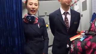中国東方航空ビジネスクラス　バンコク-上海浦東~関空　レビュー　2019年12月27日　China eastern business class  BKK-PVG-KIX