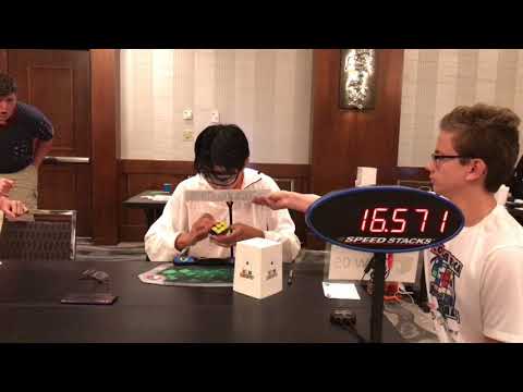 Rubik’s Cube Blindfolded Former World Record: 17.33 Seconds