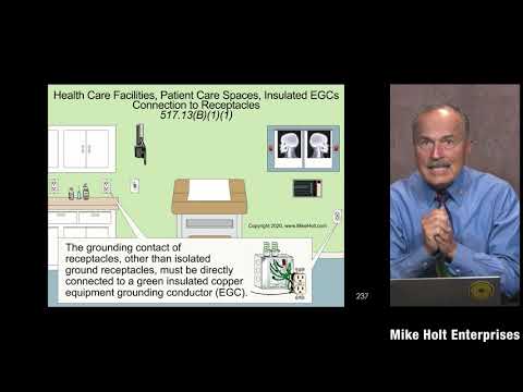 Health Care Wiring Methods, NEC 2020 - [517.13], (17min:50sec)