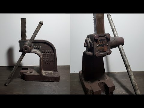 Dake No.001 Arbor Press Restoration