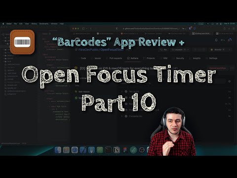 [iOS Dev] "Barcodes" app review + Open Focus Timer, pt. 10 | SwiftUI App Development thumbnail