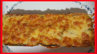 🥒Pastel de Calabacín con Jamón York y Queso 🧀(Al Horno)