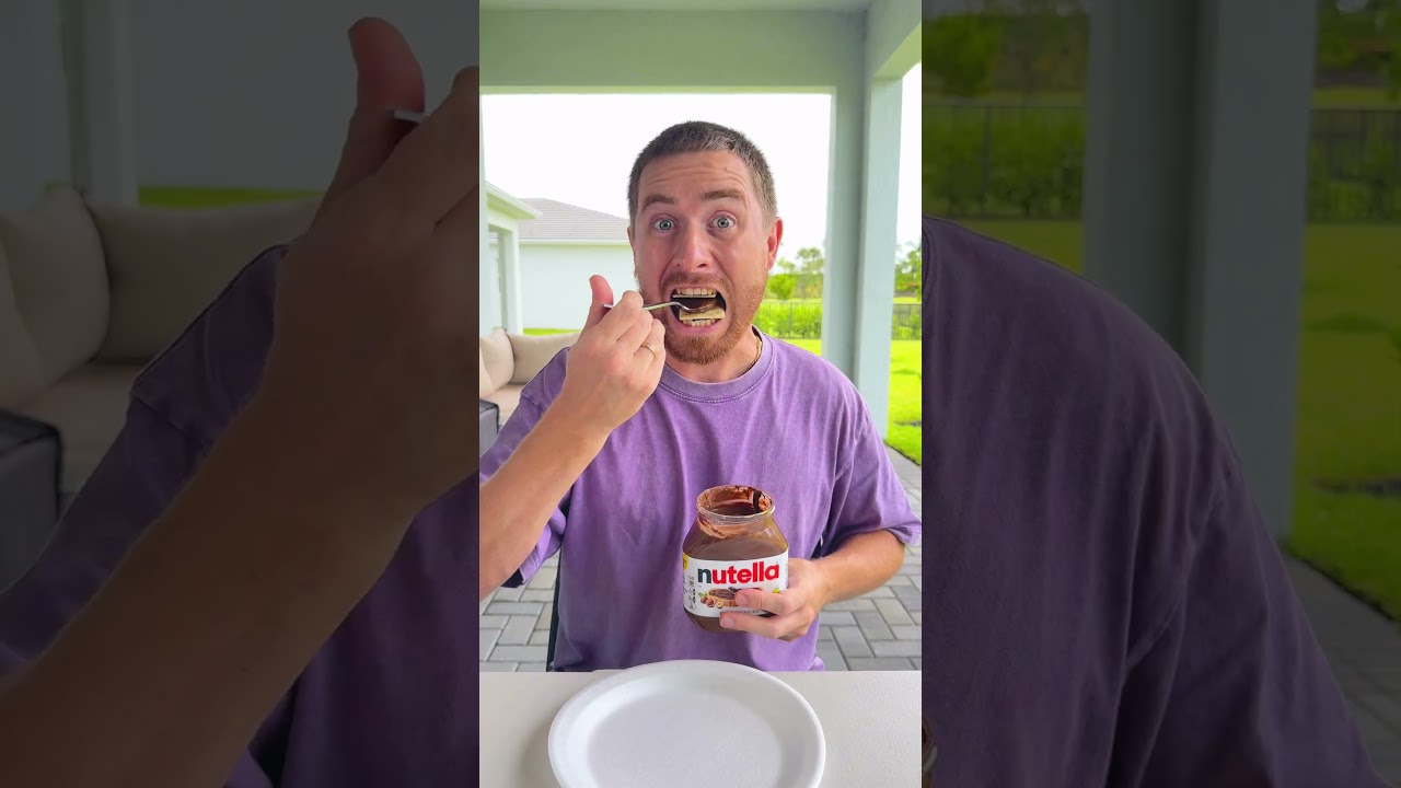 Giant Cookies and Giant Nutella 😱🍫🤣 #shorts #khamitovy #martaandrustam