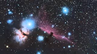 Flame and Horse Head Nebula: Stock DSLR