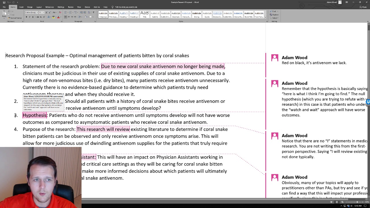 Research Proposal Example