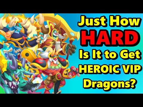 How to Get 500 Orb VIP HEROIC DRAGONS and Why It ISN'T Practical for New or F2P Players - DC #137