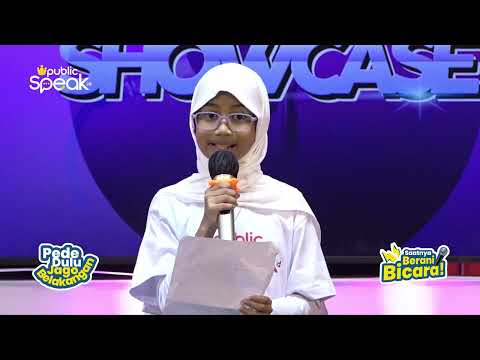 Video dokumentasi unjuk keberanian bicara dan public speaking siswa Speak Corner Serang episode 18