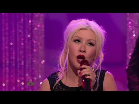 Christina Aguilera Bound To You Live Jay Leno 2010