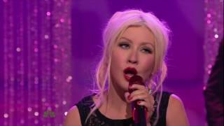 Christina Aguilera Bound To You Live Jay Leno 2010