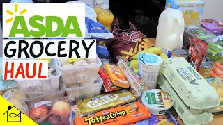 £60 GROCERY HAUL For a Family of Four // Asda Weekly Shop & Meal Plan