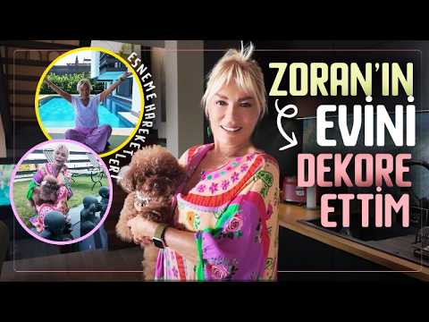 Zoran'ın Evini Dekore Ettim: Bodrum Ev Vlog'u 🛋️🖼️ | Semiramis Pekkan