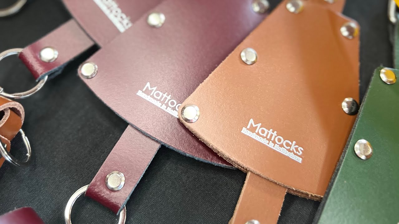 Leather key holder workshop tutorial handmade by Lee from Mattocks - Handmade in Nottingham