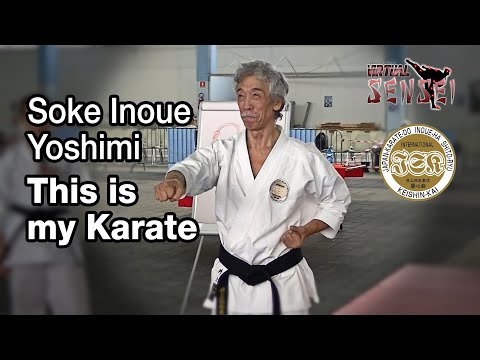 Soke Inoue Yoshimi - This is my Karate - Seminar Italy 2013