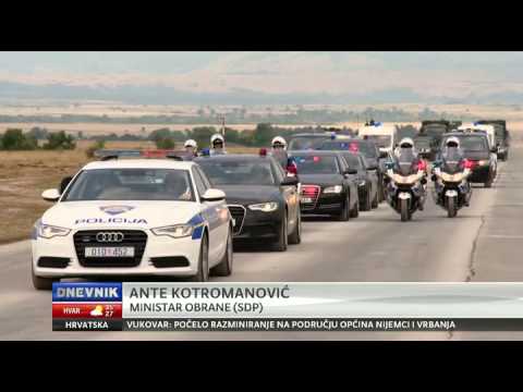 Udbina vojne pripreme za mimohod u Zagrebu