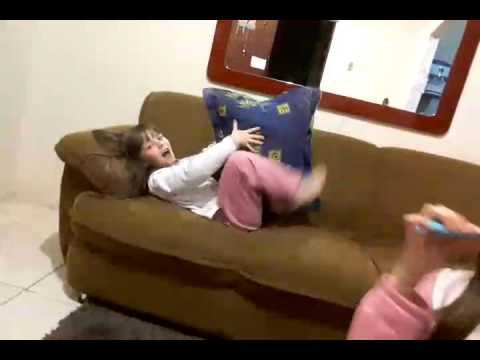 Pedalando na almofada quadrada