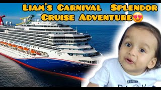 Carnival Splendor Cruise with a Toddler | 18-Month-Old’s First Cruise Vlog| Cruise Vlog😍